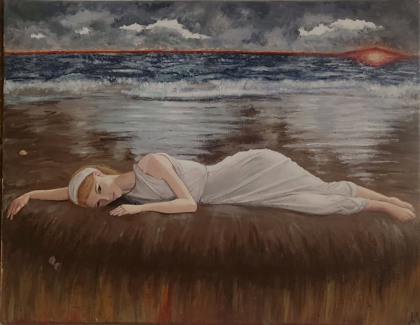 Aphrodite at the Fall of Olympos